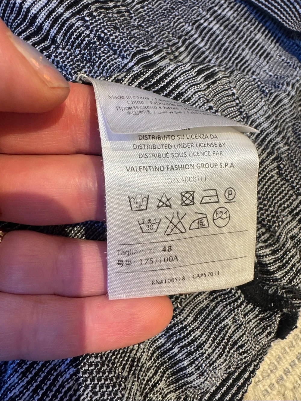 Missoni Black & Gray classic print Button Cardigan